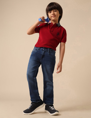U.S. POLO ASSN. Relaxed Fit Baby Boys Blue Jeans