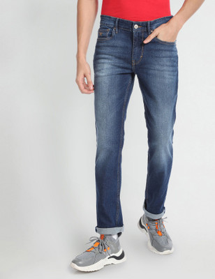 FLYING MACHINE Slim Men Dark Blue Jeans