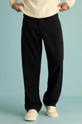 HouseOfCommon Loose Fit Men Black Jeans