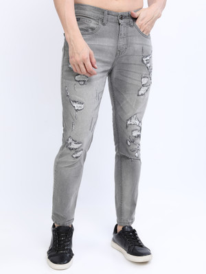HIGHLANDER Tapered Fit Men Grey Jeans