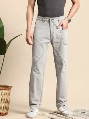 Mast & Harbour Relaxed Fit Men Grey Jeans