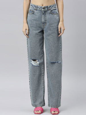 Roadster Boyfriend Women Blue Jeans