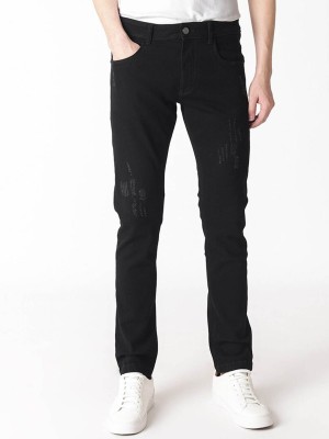 RARE RABBIT Regular Men Black Jeans