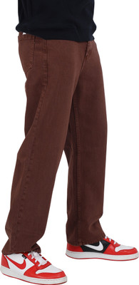 RileyRush Straight Fit Men Brown Jeans