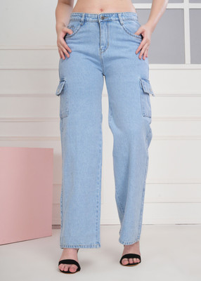 VOLVIERA Straight Fit Women Light Blue Jeans