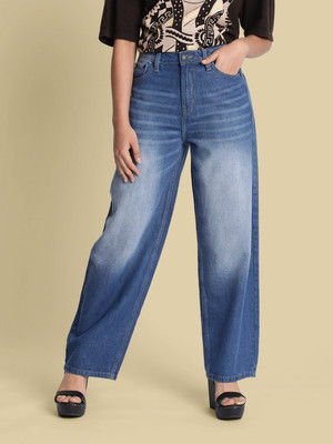 Bene Kleed Loose Fit Women Blue Jeans