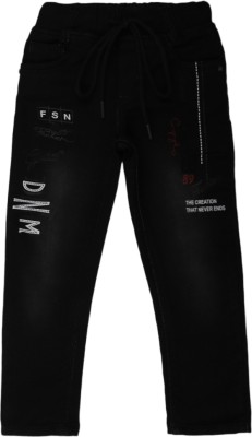 V-MART Regular Boys Black Jeans