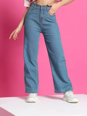 Shine World Boyfriend Women Light Blue Jeans