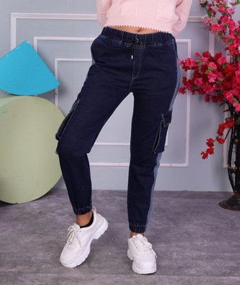 Icw Jogger Fit Women Black Jeans