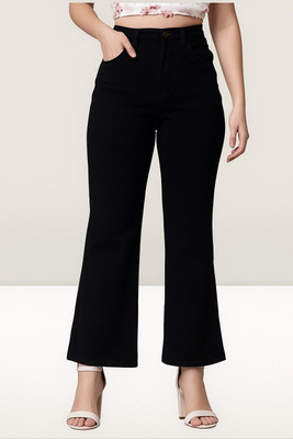 SITIZ Straight Fit Women Black Jeans