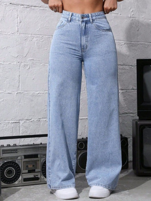 Akacy Straight Fit Women Light Blue Jeans