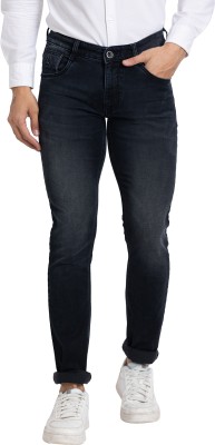 PARX Tapered Fit Men Black Jeans