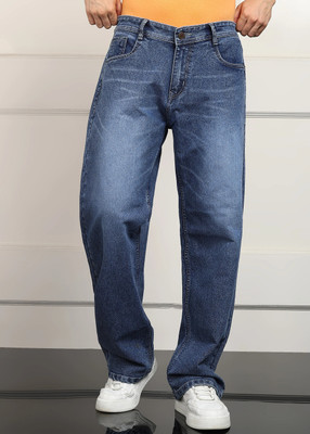 ANGERHOOD Loose Fit Men Blue Jeans