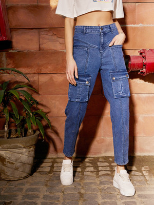 SASSAFRAS Regular Women Dark Blue Jeans