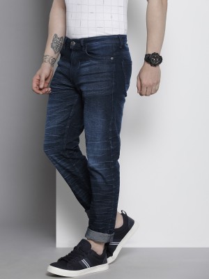 The Indian Garage Co. Slim Men Dark Blue Jeans