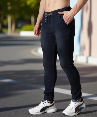 AAAN Jogger Fit Men Black Jeans