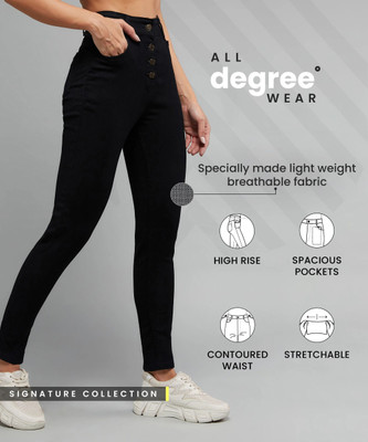 DOLCE CRUDO Skinny Women Black Jeans