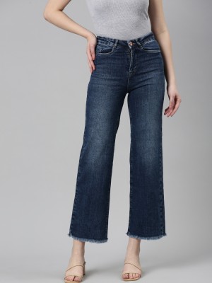 Showoff Boot-Leg Women Dark Blue Jeans