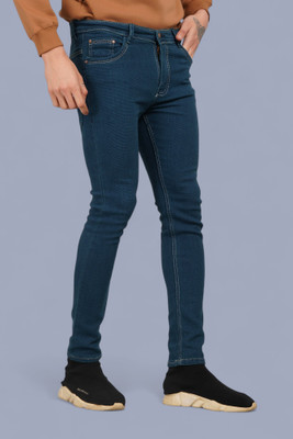 Lzard Slim Men Blue Jeans