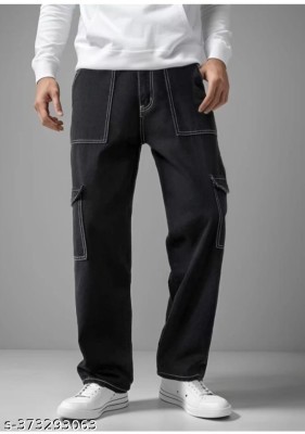 markview Relaxed Fit Men Black Jeans