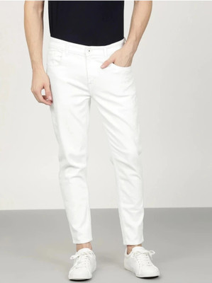 LUMINOIRE Regular Men White Jeans