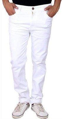 Sapna maurya Slim Men White Jeans