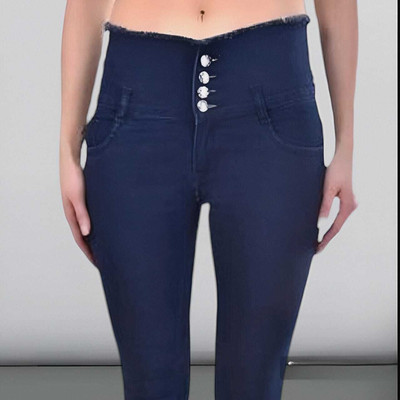 1DAYSTREET Regular Women Dark Blue Jeans