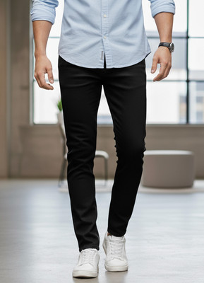 Supernova Inc. Slim Men Black Jeans