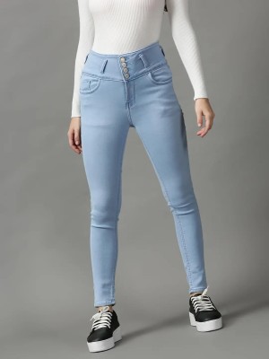 AADVI FASHION Slim Women Light Blue Jeans