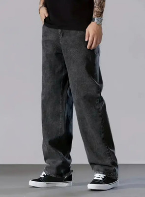 BOLDANDB Regular Men Grey Jeans