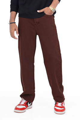 HouseOfCommon Boot-Leg Men Brown Jeans