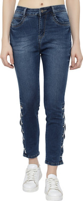 Gods Club Super Skinny Women Dark Blue Jeans