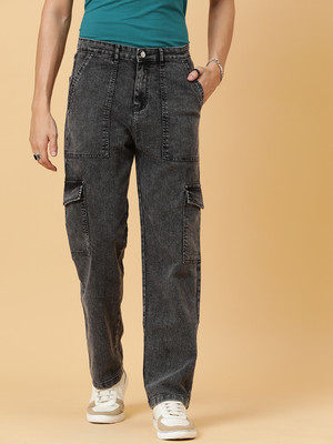 KOTTY Straight Fit Men Grey Jeans