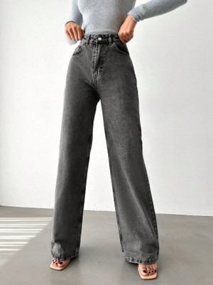 ABC Boyfriend Women Dark Grey Jeans