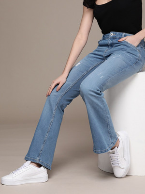 Roadster Flared Women Blue Jeans