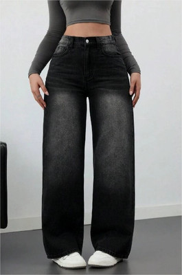 ristey Relaxed Fit Women Dark Grey Jeans