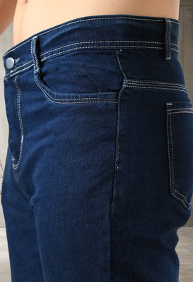 Fader Loose Fit Men Dark Blue Jeans