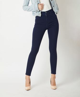 Miss Chase Skinny Women Dark Blue Jeans