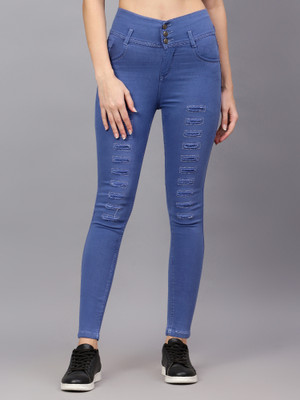 TYFFYN Slim Women Light Blue Jeans