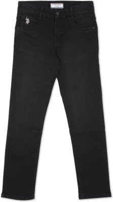 U.S. POLO ASSN. Slim Baby Boys Black Jeans