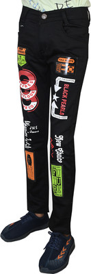 Fandom Collection Regular Boys Black Jeans
