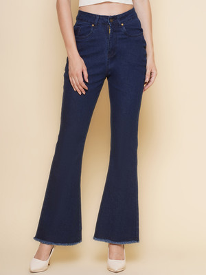 Puella Flared Women Dark Blue Jeans