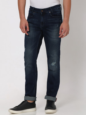 MUFTI Slim Men Dark Blue Jeans