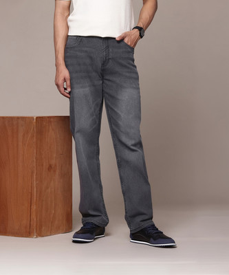 Roadster Straight Fit Men Grey Jeans