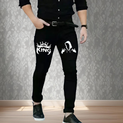 Stitch Factory Slim Men Black Jeans