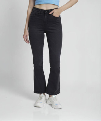 Spykar Boot-Leg Women Black Jeans