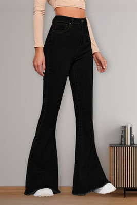 GOLD-D.A FASHION Boot-Leg Women Black Jeans