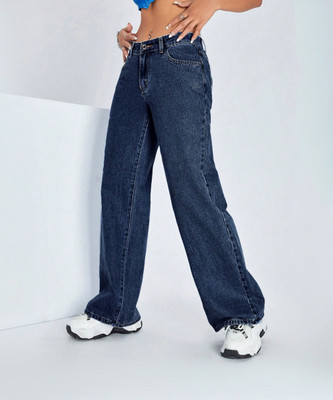 Crazeis Straight Fit Women Dark Blue Jeans