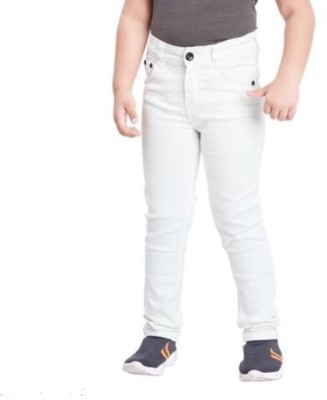 fashionatractio Regular Boys White Jeans