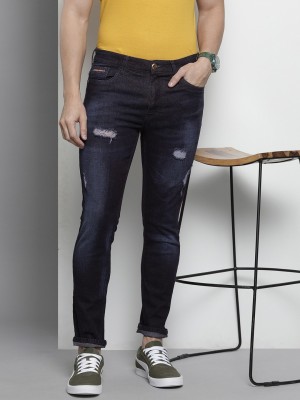 The Indian Garage Co. Slim Men Dark Blue Jeans